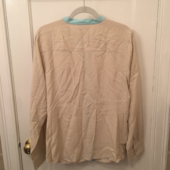 Soft Surroundings 100% Silk Blouse - Picture 7 of 12